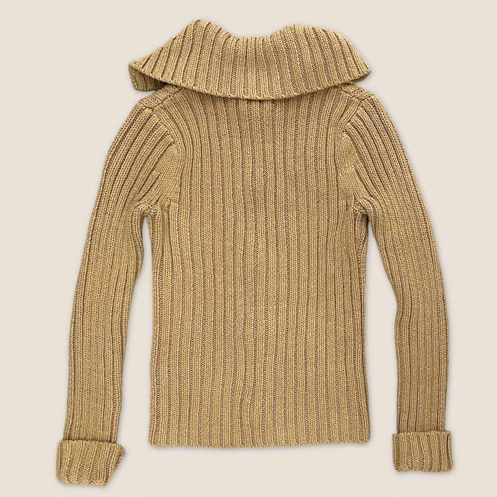 Abercrombie & Fitch Toggle Button Cardigan Tan Sw… - image 2